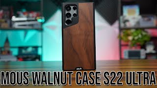 Mous Walnut Limitless Case for Samsung S22 Ultra