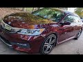 2016 Honda accord buff &amp; wax Exterior detail