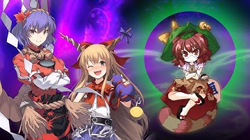 Suika and Moriya Shrine vs B3F Mamizou (Labyrinth of Touhou 2 Steam)