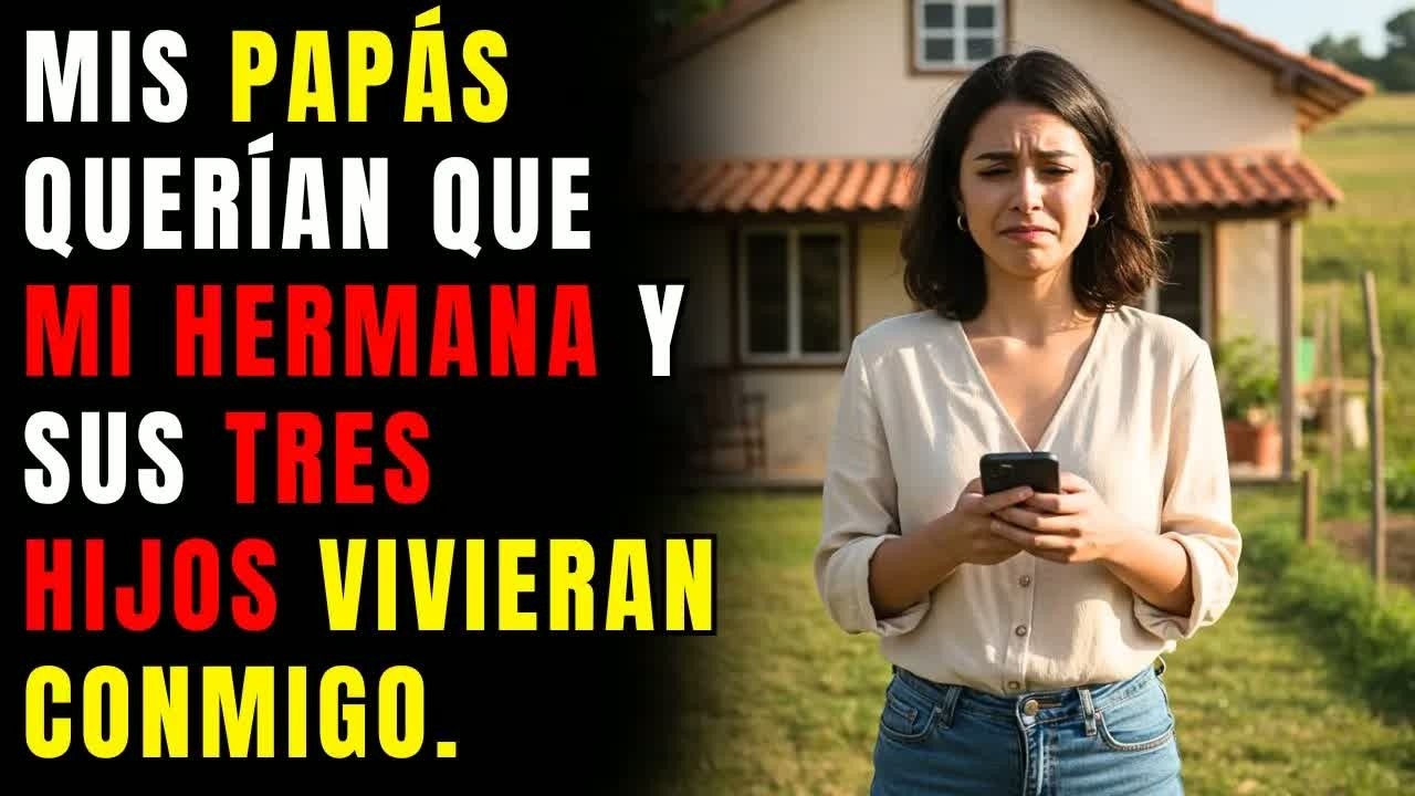 Mis papás querían que mi hermana y sus tres hijos vivieran conmigo  Compré una casa en secreto…