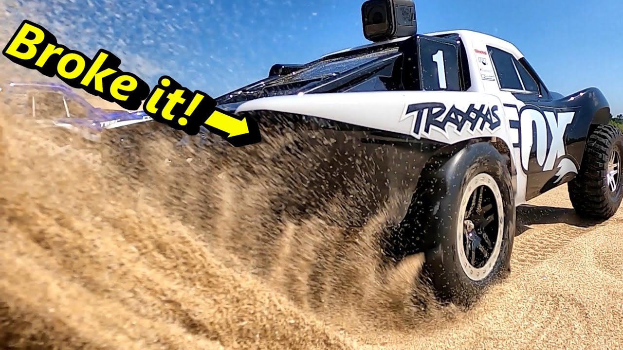 Traxxas Slash VXL 2WD Open And Run And Broke It YouTube