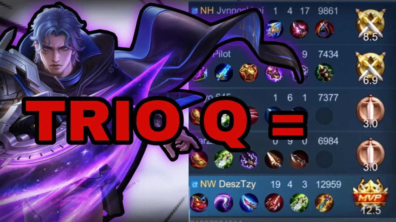 TRIO Q EXPERIENCE IN MLBB | Desz | Mobile Legends - YouTube