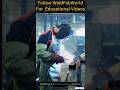 🔥 This is why welding safety is NOT optional!No helmet = eye damageNo gloves = burnsNo ventilation