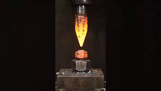 Lava Bolt vs Hydrolic Machine 💥 #ai #hydraulic #hydrolicpress #shorts