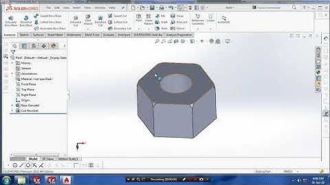 INTERNAL THREAD/ TAPPING IN SOLIDWORKS 2016