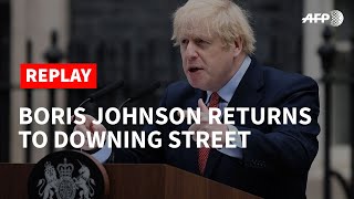 Uk prime minister boris johnson, has made his first public appearance
in nearly a month after contracting covid-19 and being treated
intensive care is...