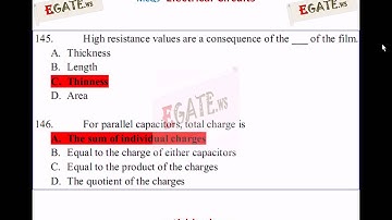 300 Objective Questions on Network Theory - 2 (Q.101 - 200) with Answers