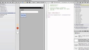 iOS Xcode main screen part10 Introduction Interface Builder a