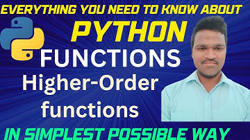 python functions: higher order functions | python tutorial | python complete course | #python