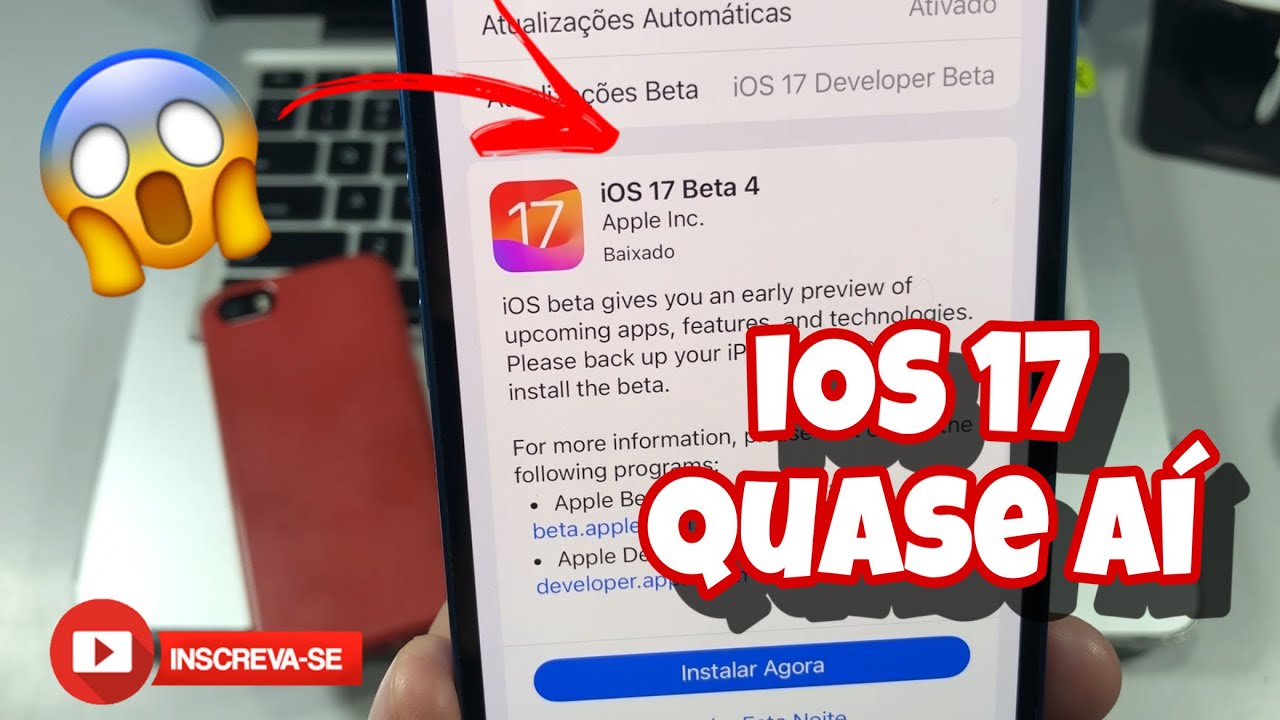 IOS 17 BETA 4 LIBERADO - ESTAMOS PRÓXIMO DO LANÇAMENTO OFICIAL - YouTube