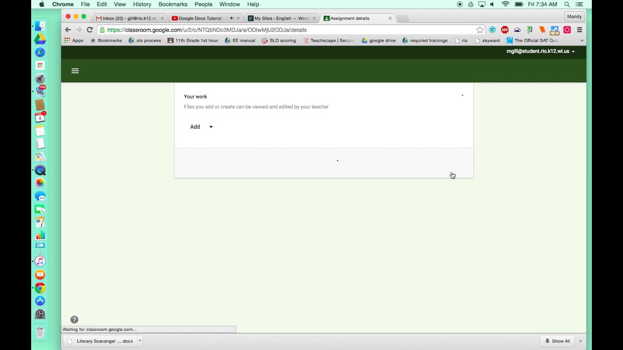How to check graded work in Google Classroom - YouTube