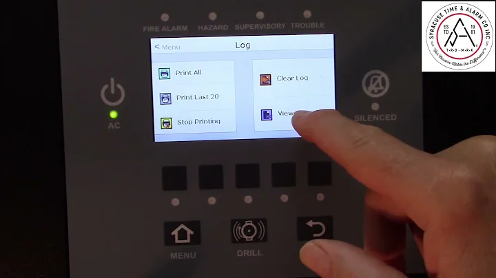 How to View the Event History Log on Gamewell-FCI S3 Fire Alarm System | Step-by-Step Tutorial 🔍