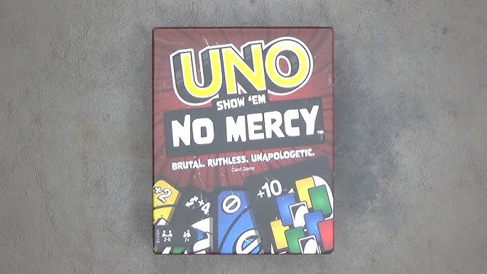 Uno No Mercy edition. VIOLENCE! 