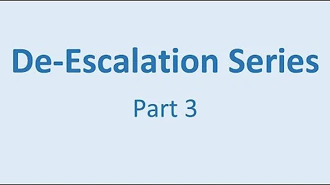 De-Escalation Video 3: Trauma Informed Care