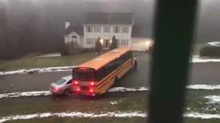 School Bus Crash Caught on Video