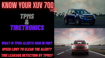 XUV 700 Tyre Pressure Monitoring System | Ten alerts | How to check alerts and niggles | Tiretronics