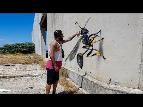 Невероятно Реалистичные 3D граффити, От Которых Бегут Мурашки По Коже