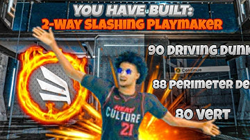The 2K20 2 way Slashing Playmaker Build is Back On NBA 2K24 | Current Gen
