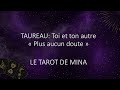 Taureau  toi et ton autre plus aucun doute le tarot de mina