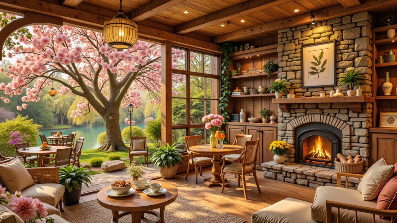 Расслабляющая Весенняя Джазовая Музыка для Мирных Моментов и Обновления