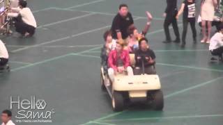 Fancam 120805 Kris, Key & Amber @ SM Town in Tokyo