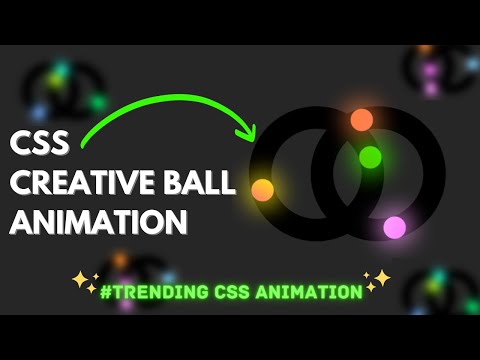 😯WITHOUT JAVASCRIPT ?????? 🔥CSS Creative Ball Animation🔥using HTML and CSS | CSS Animation Effects