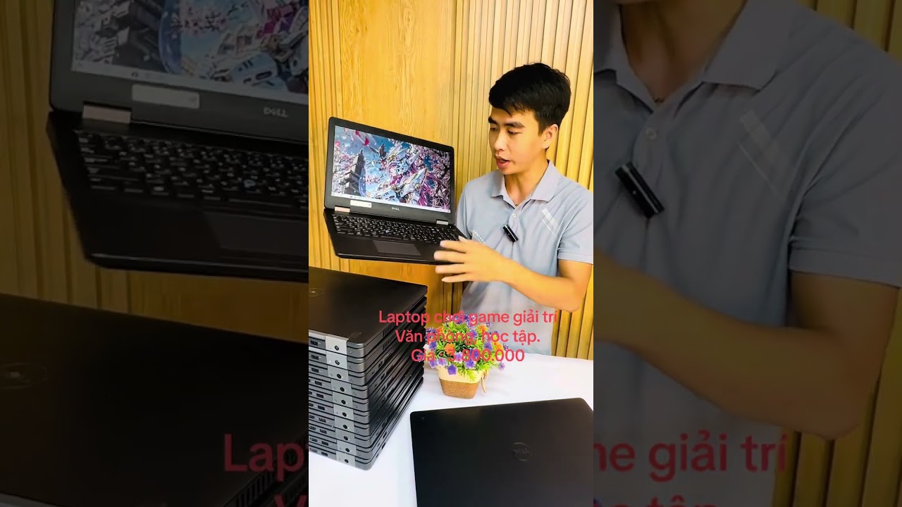 Laptop Dell chơi game học tập giá rẻ.