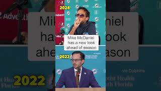 The evolution of Mike McDaniel 😂 #shorts