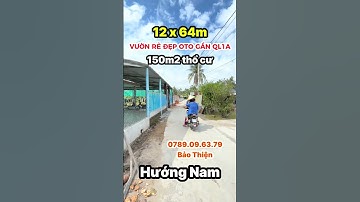 Bán 755m2 vườn đẹp kế QL1A - Long Định 💕 #nhadattranngo63