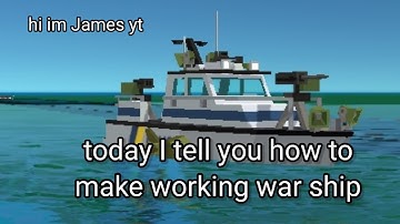 simple sandbox 2 1.6.1 how to make working war ship in SSB2