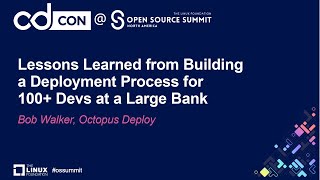Celebrity Lessons Learned from Building a Deployment Process for 100+ Devs at a Large Bank - Bob Walker Net Worth