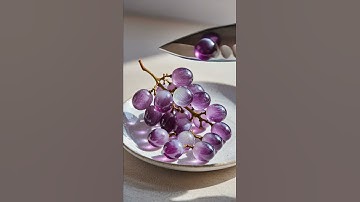 Grape 🍇 #ai #satisfying #asmr #fruit #shortvideo #relaxing #relax #oddlysatisfying #fruitcutting