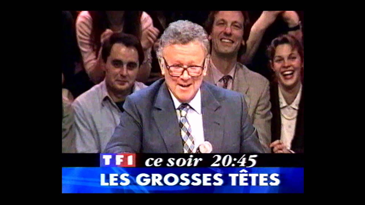 Les Grosses Tetes Dans La Nuit Des Temps 1990 Les grosses têtes : bande annonce TF1 1990 - YouTube
