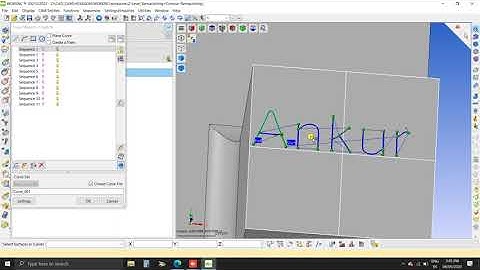 ON CURVE ENGRAVING IN WorkNC