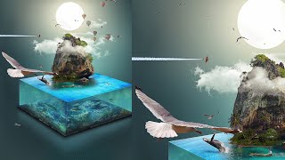 Tutorial-Art   3D Ocean Micro World in Photoshop