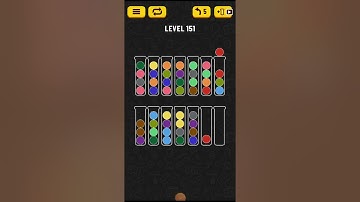Ball sort puzzle level 151