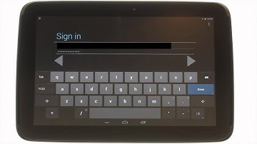How to sign into Google using your Samsung Google Nexus 10 | Android tablet tutorials | THM