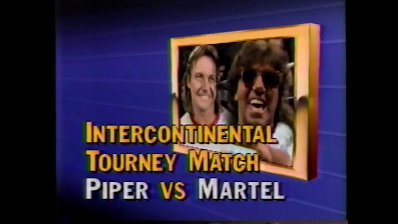 Rick Rude Vs Roddy Piper Roddy Piper vs Rick Martel Wrestling Challenge May 13th, 1990 - YouTube