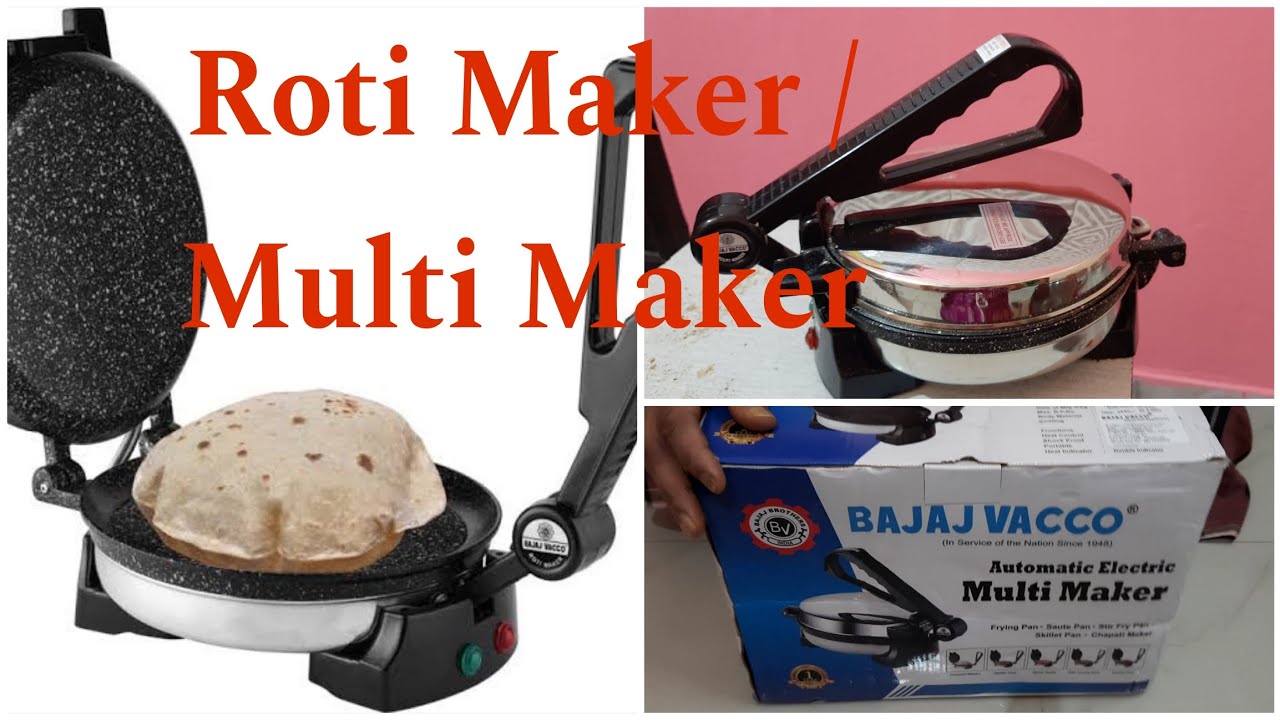 Automatic Roti Making Machine Bajaj Bajaj Vacco Automatic Electric Roti Maker demo। Multi Maker।। # ...