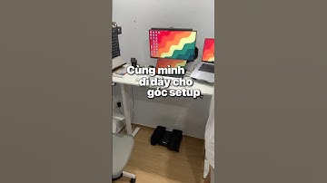 Nâng cấp góc setup phần 2: Đi lại dây điện  #linhduyday #desksetup #standingdesk