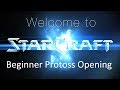 Beginner Protoss Opening  - Welcome to Starcraft