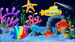 Lullaby For Babies To Fall Asleep  Relaxing Nursery Rhyme  Baby Sleep Music & Fishes Animation 