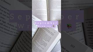September book wrap up 📚✨#books #bookwrapup #bookish #booktube