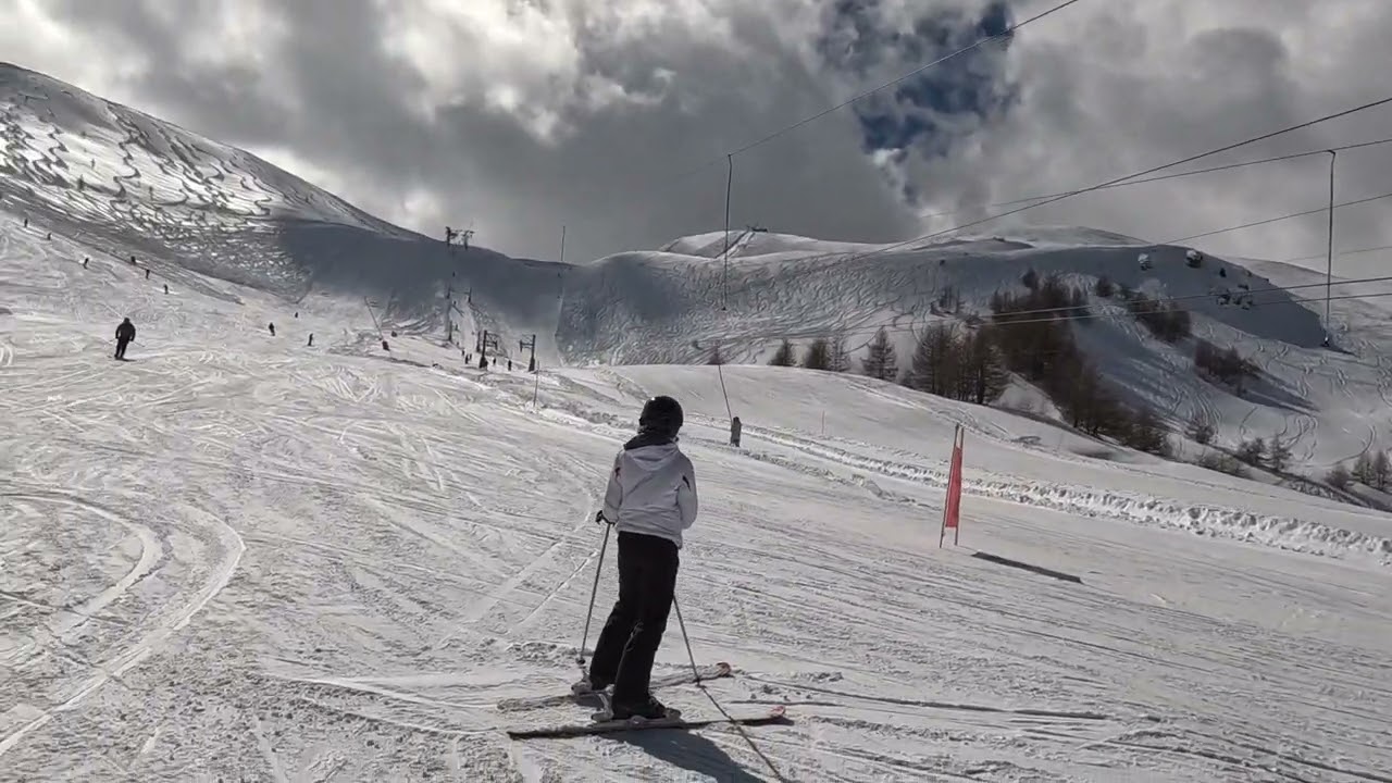 Ski Pra Loup - La grande rouge - Mars 2024