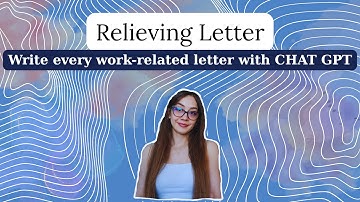 Relieving Letter - Write Any Work Letter with AI