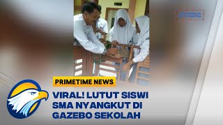 Viral! Lutut Siswi SMA Nyangkut di Gazebo Sekolah