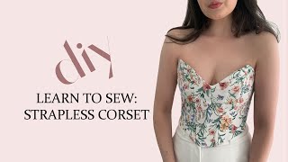 Diy Sew A Strapless Corset