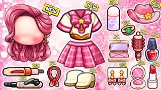 NEW!🩷 PINK CANDY OUTFITS COLLECTION SUPER SECRETS IN AVATAR WORLD☘️🛍️PAZU screenshot 5