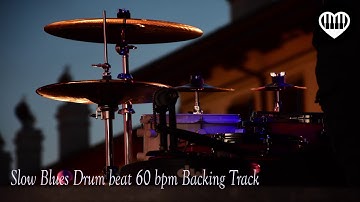 Slow Blues Drum beat 60 bpm Backing Track #blues #drumbeat #solo #backingtrack