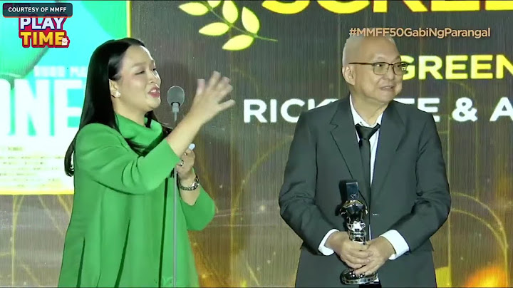 Ricky Lee, Angeli Atienza win Best Screenplay for ‘Green Bones’ at MMFF 2024